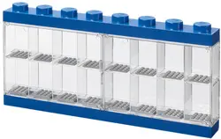 LEGO Vitrine pour figurines DISPLAY CASE 16, bleu