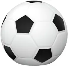 ANSMANN Veilleuse LED en silicone Football, blanc/noir