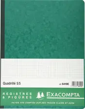 EXACOMPTA Piqûre "Quadrillé 5/5 folioté", 320 x 250 mm