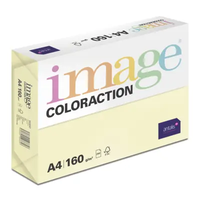 Papier Image Coloraction desert/jaune 160g/m² A4 Carton de 5 paquets