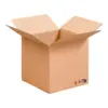Caisse carton simple cannelure 250 x 250 x 250 mm