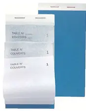 EXACOMPTA Bloc Maître d'Hotel, 95 x 170 mm, tripli