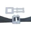 Boucle plastique autobloquante transparent 12 mm