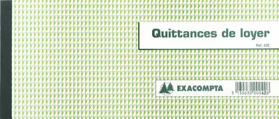 EXACOMPTA Carnet à souche "Quittances de loyer