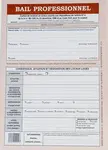 WEBER Formulaire français "Bail professionnel