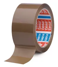 tesa Ruban adhésif d'emballage 64014, 50 mm x 66 m, marron