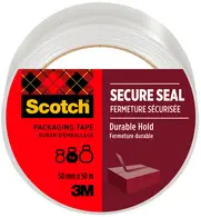 3M Scotch Ruban adhésif d'emballage SECURE SEAL, 50 mm x 50m
