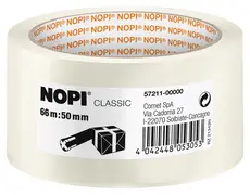 NOPI Ruban adhésif d'emballage en PP, 50 mm x 66 m