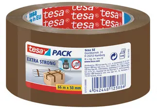 tesa Ruban adhésif d'emballage extra strong, 50 mm x 60 m