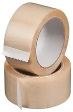 HAPPEL Ruban adhésif d'emballage, PVC, 50mmx66m, transparent