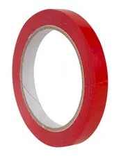 APLI Ruban adhésif d'emballage, 12 mm x 66 m, rouge