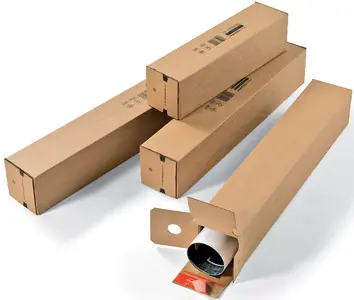 ColomPac Tube d'expédition, pour format A1, couleur: marron