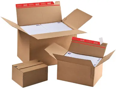 ColomPac Carton fond automatique, fermeture autocollante, A4