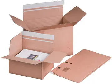 smartboxpro Carton à fond automatique, A5, marron