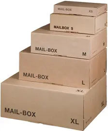 smartboxpro Carton d'expédition MAIL BOX, taille: XL, marron