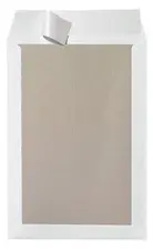 herlitz Pochette d'expédition avec dos en carton B4, blanc