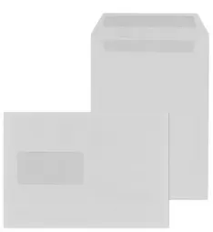 MAILmedia pochettes d'expédition C5 autocollantes, avec