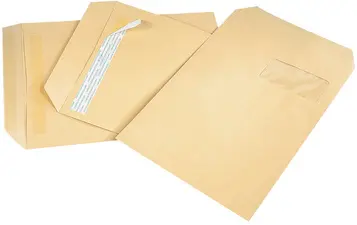 GPV Pochettes d'expédition, B6R, 120 x 176 mm, kraft brun