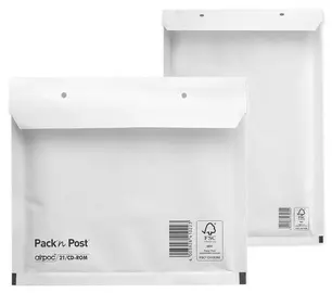 MAILmedia Pochette à bulle d'air, type 13/C, 10 g, blanc