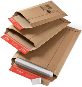 ColomPac Pochette d'expédition en carton ondulé marron