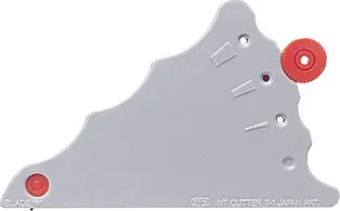 NT Cutter T-1P, boîtier en plastique, lame de 18 mm, beige