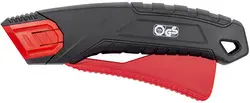 WEDO Cutter de sécurité PLUS 839, lame: 19 mm, noir/rouge
