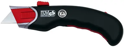 WEDO Safety-Cutter Premium, lame: 19 mm, noir/rouge