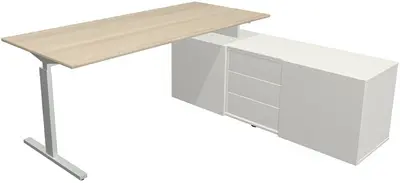 kerkmann Bureau complet "Form 2", chêne