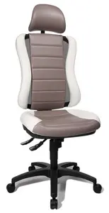 Topstar Fauteuil de bureau "Head Point RS", blanc / gris