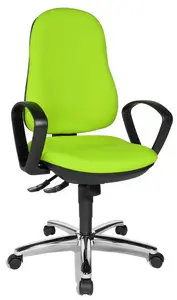 Topstar Fauteuil de bureau "Synchro Steel", vert pomme