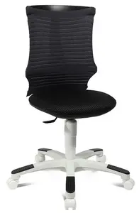Topstar Chaise de bureau enfant "S'neaker", noir/gris foncé