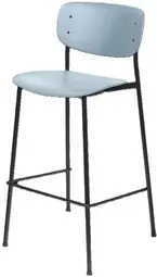 PAPERFLOW Chaise de bar SOHO, set de 2, bleu