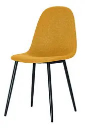 PAPERFLOW Chaise visiteur MUST, set de 2, safran