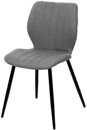 PAPERFLOW Chaise visiteur LINE, set de 2, gris