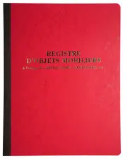 LE DAUPHIN Piqûre "Registre d'objets mobiliers