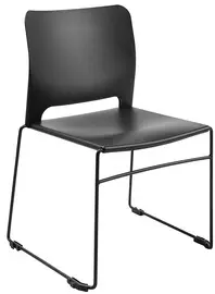 Topstar Chaise visiteur "Visit Lite", plastique, noir