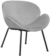 PAPERFLOW Fauteuil visiteur SMILE, gris