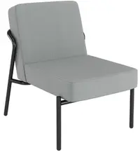 PAPERFLOW Fauteuil visiteur MEDSO KLASSIK S, tissu, gris