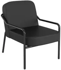 PAPERFLOW Fauteuil visiteur MEDSO RUND M, simili-cuir, crème