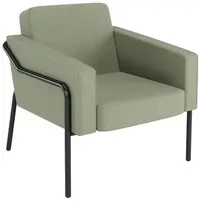 PAPERFLOW Fauteuil visiteur MEDSO KLASSIK L, tissu, vert