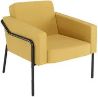 PAPERFLOW Fauteuil visiteur MEDSO KLASSIK L, tissu, jaune