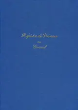 ELVE Registre "Présence au conseil", 104 pages, 297 x 210 mm