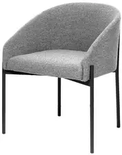 PAPERFLOW Fauteuil visiteur MILO, gris