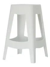 PAPERFLOW Tabouret BELLINI, set de 5, hauteur: 685 mm, blanc
