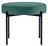 PAPERFLOW Banc GAIA, rond, habillage tissu, vert