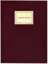 ELVE Registre "Courrier arrivée", 150 pages, 320 x 250 mm