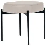 PAPERFLOW Banc oval GAIA, taille S, habillage similicuir