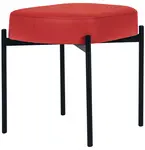 PAPERFLOW Banc oval GAIA, taille S, habillage similicuir