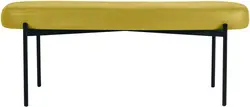 PAPERFLOW Banc oval GAIA, taille L, habillage similicuir