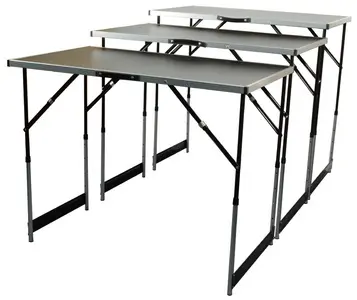 BRÜDER MANNESMANN Table multifonction, set de 3